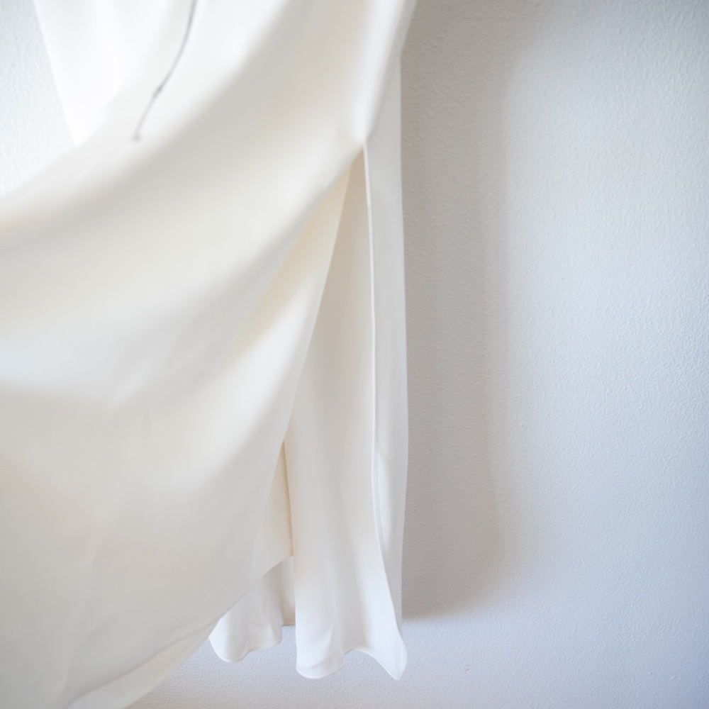 T by Alexander Wang Chain Stretch Crepe Slipdress - Picture 3 of 9